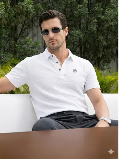 Redbros Premium Polo White