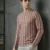 Redbros Brown Designer Sweatshirt for Men Featuring Chevron Pattern - Side Pose